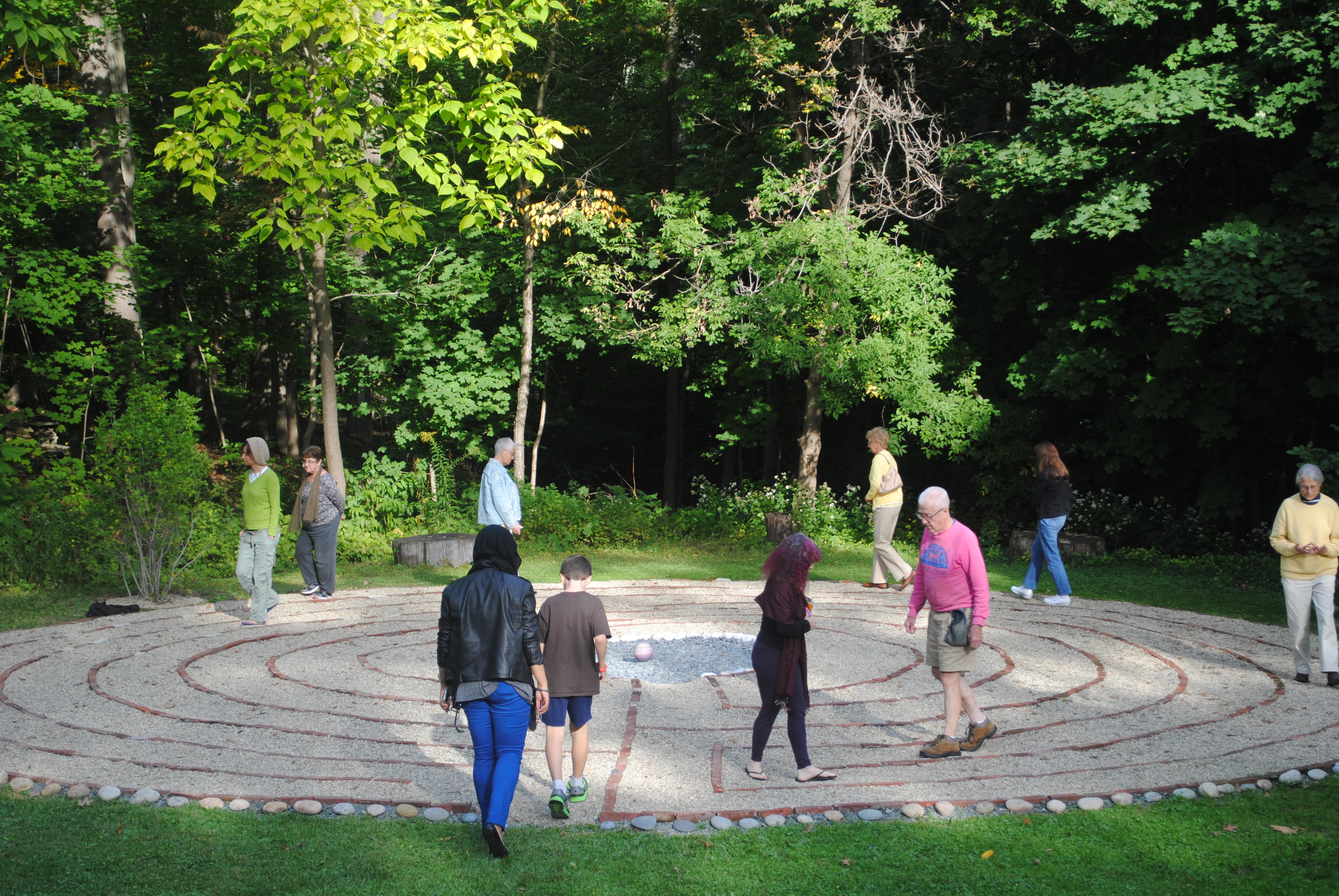 Hartford Seminary’s labyrinth