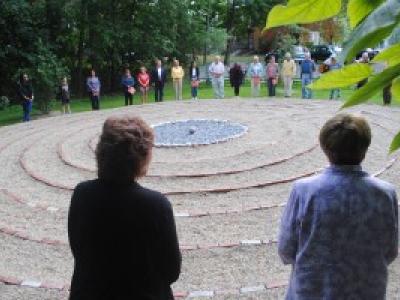 Hartford Seminary’s labyrinth