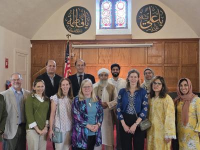 Group photo at Imam Ali Library